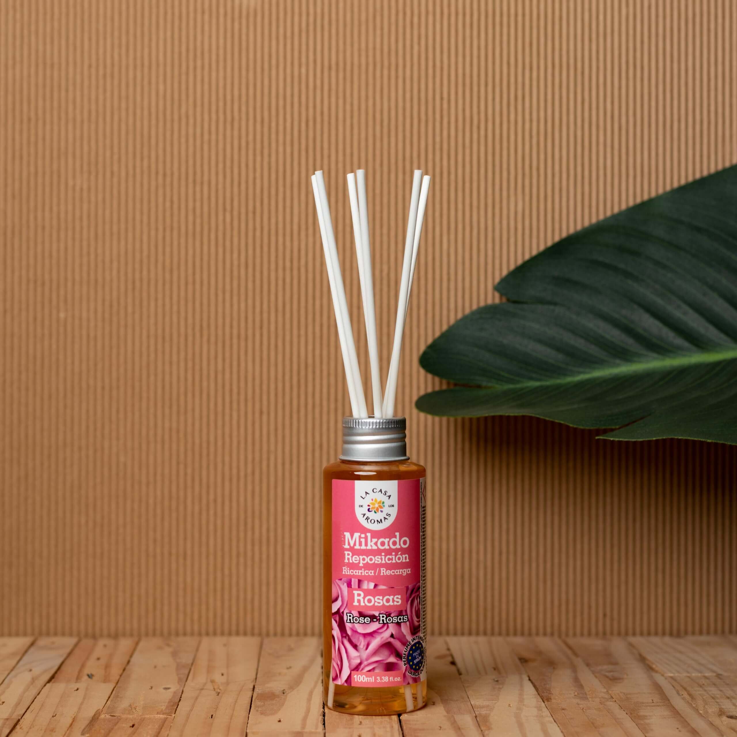 Αρωματικό χώρου με sticks Τριαντάφυλλο 100ml