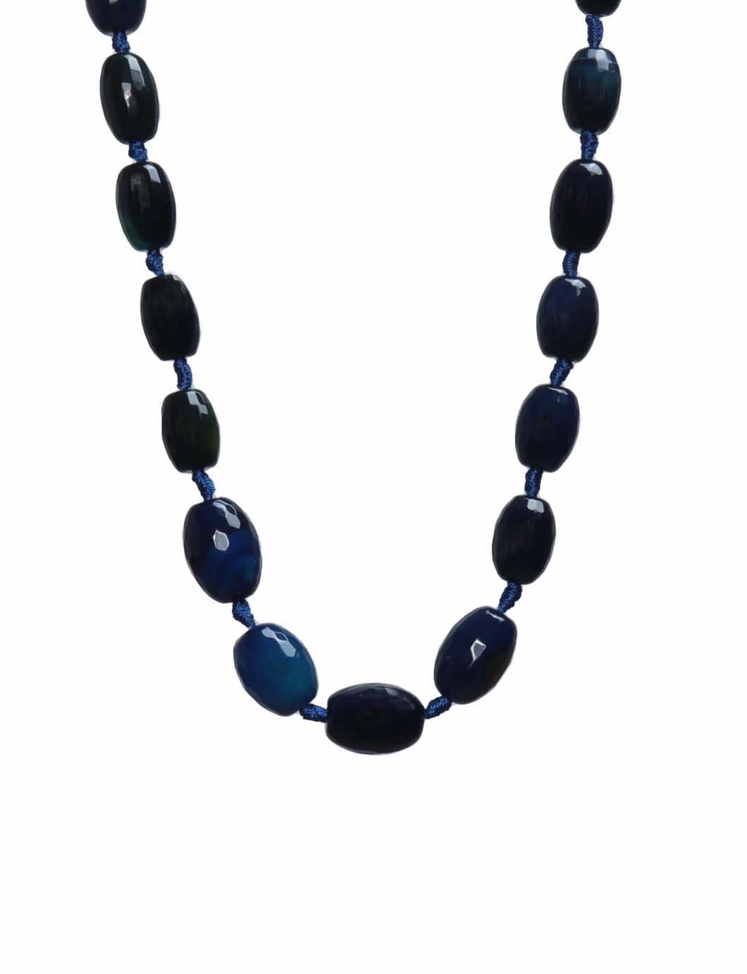 Κολίε με μπλε αχάτη