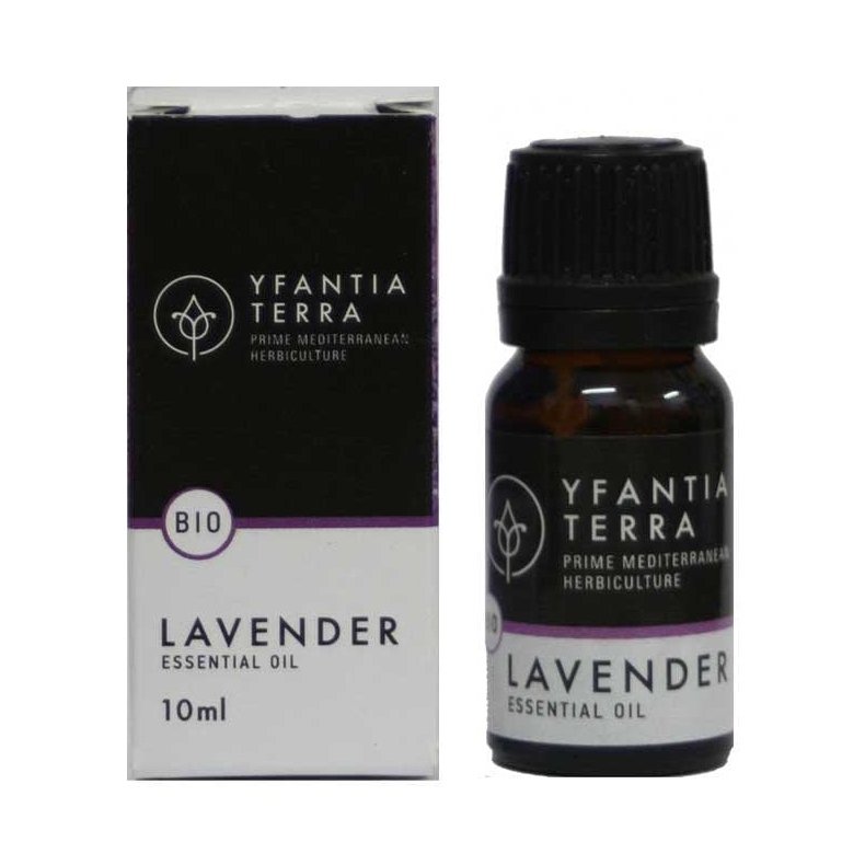Βιολογικό Αιθέριο Έλαιο Λεβάντας "Yfantia Terra" 10ml