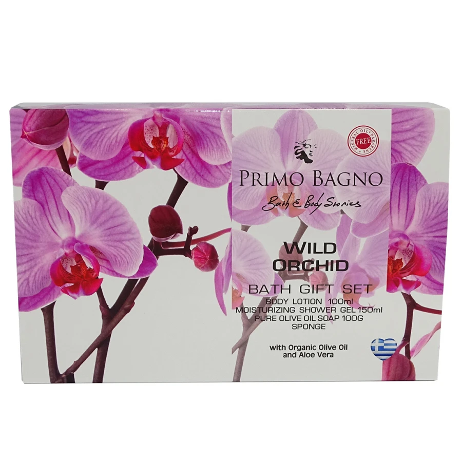 bath gift set wild orchid