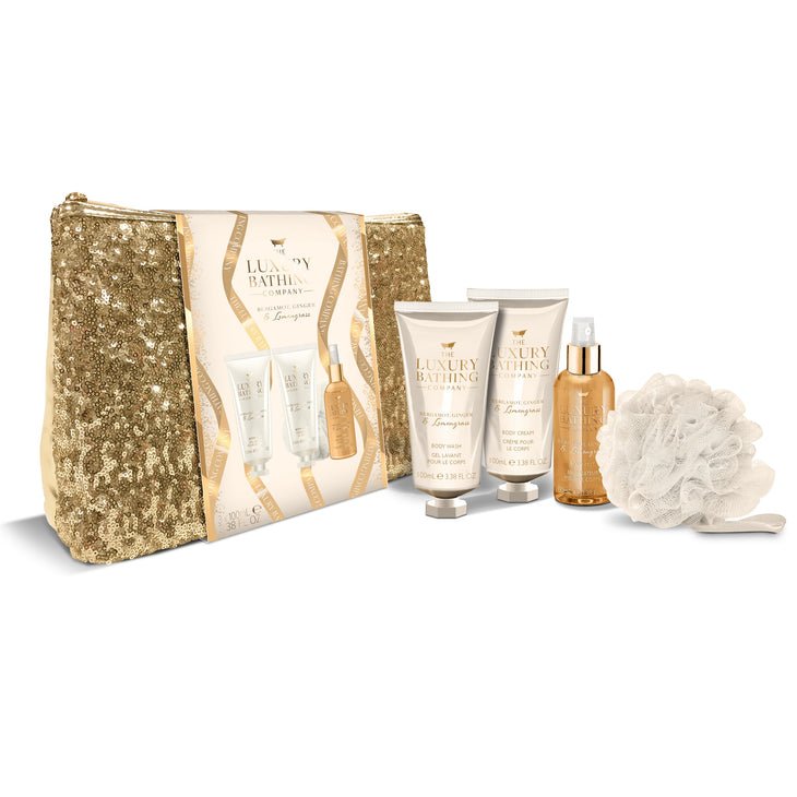 τσαντάκι χρυσό με στρας