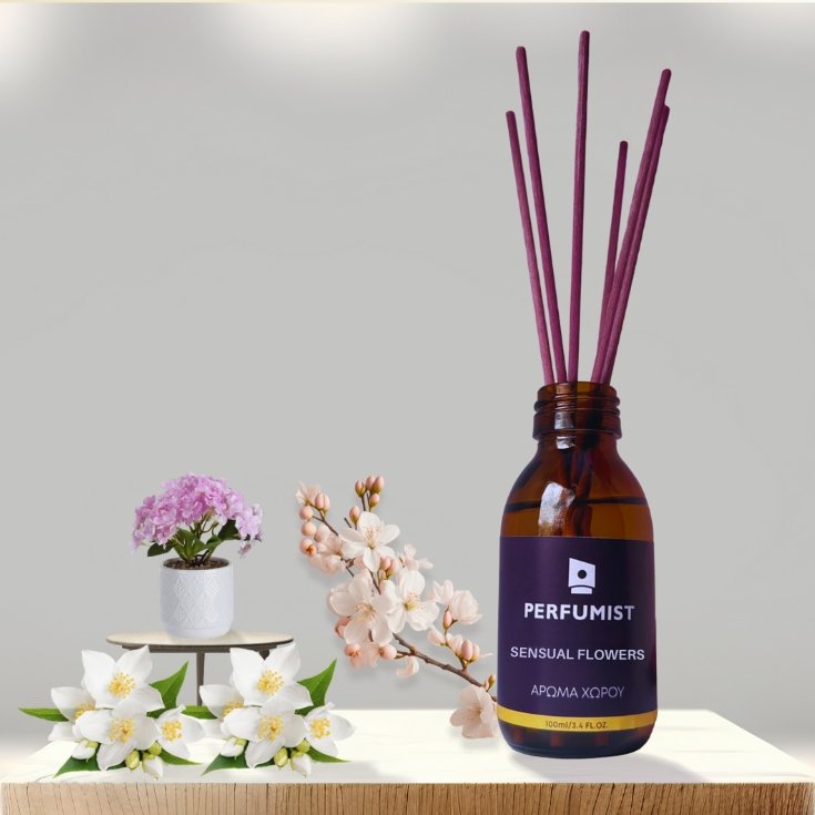 Αρωματικό χώρου "Sensual Flowers" με sticks 100ml by Perfumist